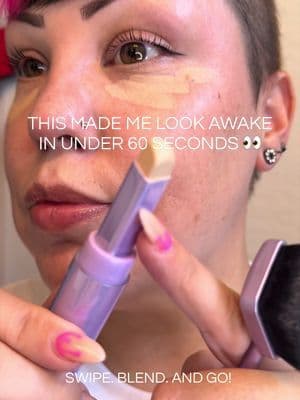 ✨ Tired of concealer that settles into fine lines by lunchtime? Meet the Tarte Big Stick Energy Duo! 💜 This creamy concealer stick melts into the skin, helps blur the look of pores and dark circles, and gives a brightened, lifted look in seconds. Plus, the diamond-shaped brush makes blending effortless for a smooth, streak-free finish. As a busy mom, I love products that are quick, easy, and actually work—and this one checks all the boxes. 🙌 #tartecosmetics @tarte cosmetics #dealsforyoudays #dfyd #summerwins #tiktokshopcreatorpicks