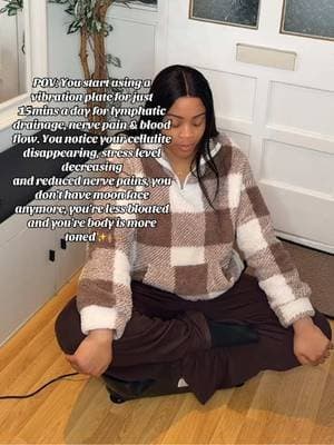 🔥I cant believe how useful this vibration plate is ✨A great investment for my health🙌🏽😍 #vibrationplate #tiktokmademebuyit #merach #merachvibrationplates #lymphaticdrainagemassage