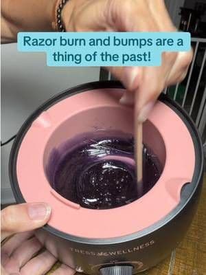 Say goodbye to razor burn and bumps!!! This at home waxing kit from @Tress Wellness is a must! It’s like a salon at home. #ad #tresswellness #wax #waxing #waxingathome