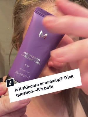 Skincare? makeup? BOTH! It’s *the* BB Serum you need!! #creativesearchinsights #ugc #ugccreator @Missha US ⭐️⭐️⭐️⭐️ #perfectcover #serum #bbcream #serumbbcream for #AntiAging #skinrejuvenation ⭐️💜⭐️ #Makeup meets #skincare: Infused with the #probiotic power of bifida ferment lysate and #antioxidant #superfoods our Serum #bbcream #rejuvenates and #nourishesskin to reduce signs of #aging . Clinically proven to significantly #skinhydration #elasticity #lifting #tightness, #wrinkles, and #hydrateskin for #24hour #longlasting #radiance 💜 with #Niacinamide, #SPF, and #tint? This #serum BB cream is my #nomakeup #makeup essential. 💜 #tts #tiktokshop #tiktokshopfinds #viralfinds #sale #30percentoff 5.18.25 💜