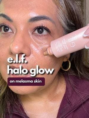 @e.l.f. Cosmetics i didn't buy the glow, i bought the formula. zinc oxide mineral SPF 50 + niacinamide + bisabolol in a skin tint. e.l.f. halo glow, under $20 linked in video & my showcase 🛍️ If you've tried it, do you love it or more like meh??? #TikTokShopBlackFriday #DiscoverYourGift #tiktokshopfalldealsforyou #beautyover50 #matureskin