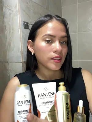 Mi nueva rutina capilar con Pantene Biotinamina B3 💛🧴@pantenelatino #Publicidad #PanteneAnticaida #PanteneBiotinaminaB3