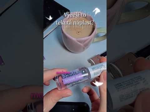 Zatržený nehet? Zkusila jsem tekutou náplast od essie. Jaká je? #lorealistarchs #breakfix