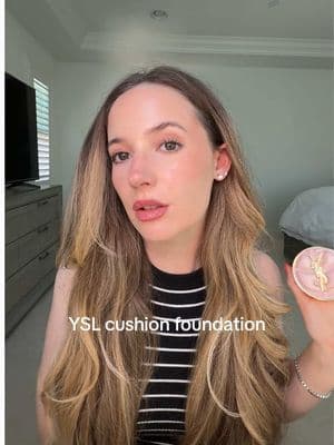 trying the new @YSL Beauty cushion foundation #yslbeauty #giftedbyyslbeauty #yslskinaffair #newmakeup