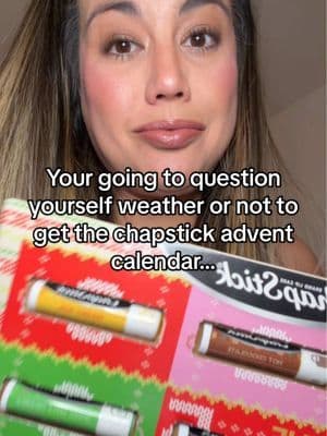 @ChapStick.US advent calender is selling fast. Grab it if you see that orange shopping cart below #tiktokshopholidayhaul