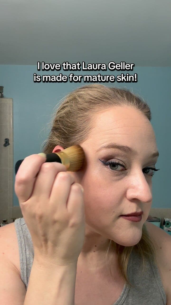 @lauragellerbeauty is designed with mature skin in mind, and since I’m turning 40 this year I was super excited to try t