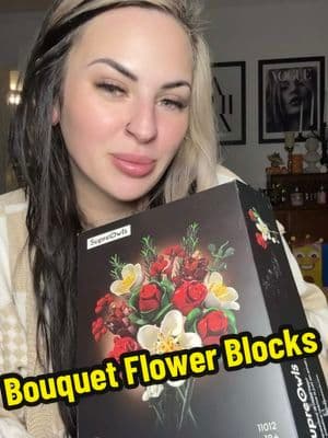 Gift your woman a bouquet of block flowers! #tiktokshopcreatorpicks #dealsforyoudays #flowers #bouqet #legobouquet