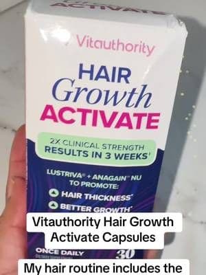 Vitauthority Hair Growth Activate is a 30-count supplement formulated with ingredients designed to support healthy hair. An easy addition to your beauty-from-within routine. ✨ #Vitauthority #HairGrowthActivate #HairWellness #HealthyHairRoutine #TikTokShop