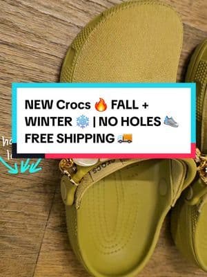 These are NOT your regular Crocs 👀 The NEW Crocs Adult Classic Crafted Clogs are built for FALL + WINTER vibes 🍂❄️ with a canvas upper (no holes = cozy + sleek). Lightweight, durable, and FREE shipping right now 🚚💨. Don’t wait—these go FAST. ... #fyp #abbydames #CrocsFallStyle #WinterCrocs #CrocsNoHoles #TikTokMadeMeBuyIt #CrocsSeason #CrocsTrend #EverydayComfort #FallFits #TikTokShopRestock #tiktokshopcreatorpicks #BahamianCreator #BahamianInfluencer #CaribbeanCreator #CaribbeanInfluencer #Austininfluencer #Austincreator #Texasinfluencer #Texascreator #UGC #TikTokpartner #blacktiktok #TikTokShopFallDealsForYou #AutumnLiving #TikTokShopBlackFriday #TikTokShopCyberMonday #SuperBrandClub #ViralOnTikTokShop #FentySuperBrandDay #susteassuperbrandday