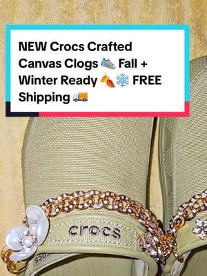 NEW Crocs Crafted Canvas Clogs 👟 Built for Fall + Winter 🍂❄️ All-day comfort, sleek style, and yes — FREE Shipping 🚚. Don’t miss this upgrade. … #fyp #abbydames #Crocs #CrocsStyle #CrocsOutfit #CrocsLove #CrocsTok #CrocsTrend #ComfyStyle #FallFashion #TikTokShopRestock #tiktokshopcreatorpicks #BahamianCreator #BahamianInfluencer #CaribbeanCreator #CaribbeanInfluencer #Austininfluencer #Austincreator #Texasinfluencer #Texascreator #UGC #TikTokpartner #blacktiktok #TikTokShopFallDealsForYou #AutumnLiving #TikTokShopBlackFriday #TikTokShopCyberMonday #SuperBrandClub #ViralOnTikTokShop #FentySuperBrandDay #susteassuperbrandday
