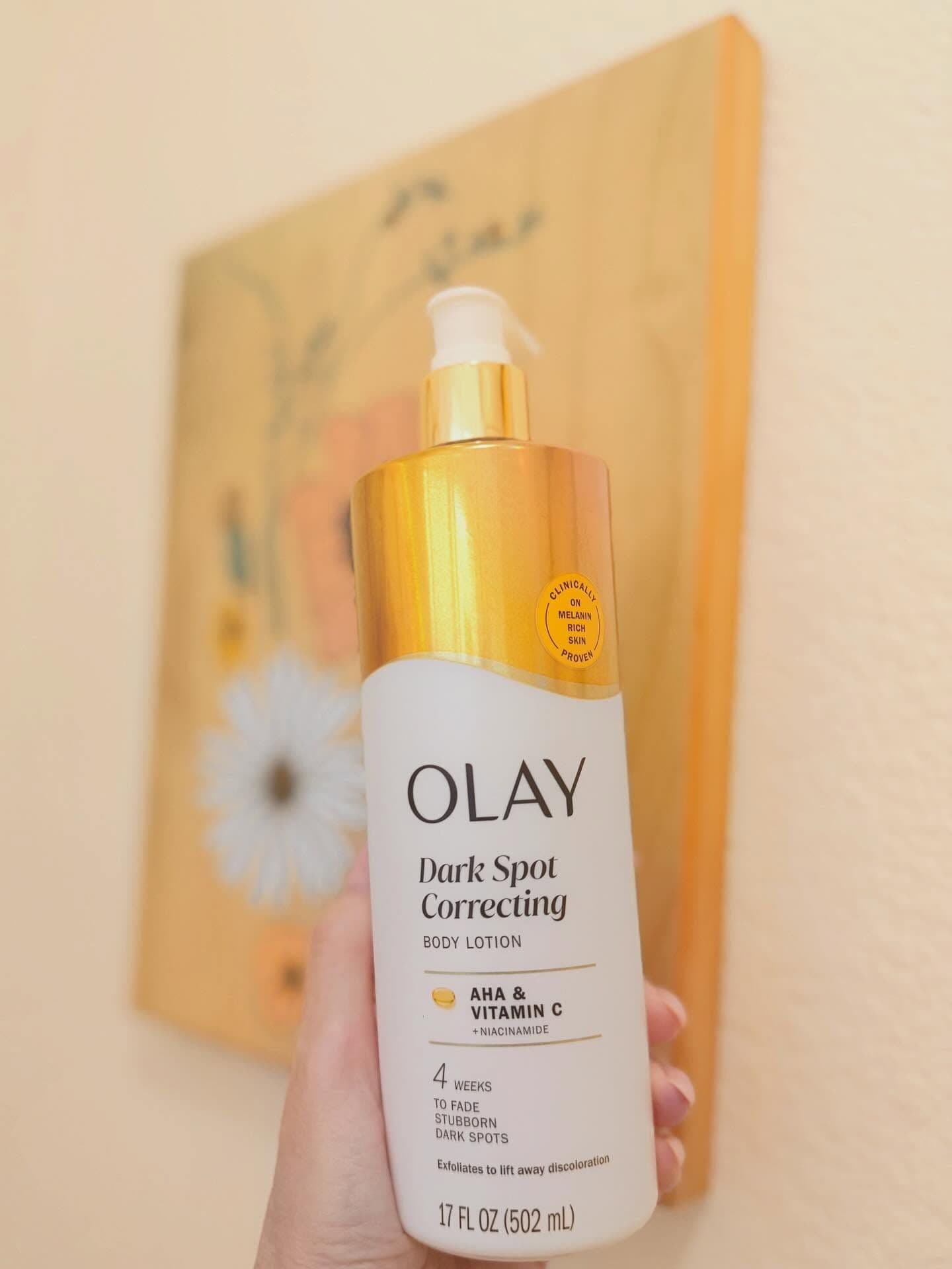 Olay Dark Spot Correcting Body Lotion was an instant hit for me. The scent is soft and the lotion feels like silk on the