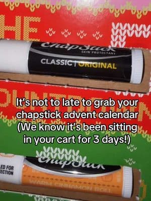 Chapstick advent calendar. It’s not to late to still get yours. Add it to your cart now! #tiktokshopholidayhaul #chapsti