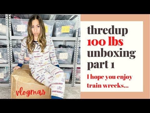 I SPENT $250 on 100 lbs of Clothes to Resell: thredup Bulk Mixed Clothing Unboxing and Review!