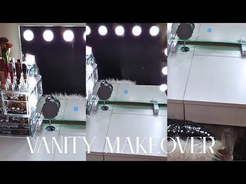 Vanity Makeover: Small Space Vanity Setup: Minimalist & Affordable