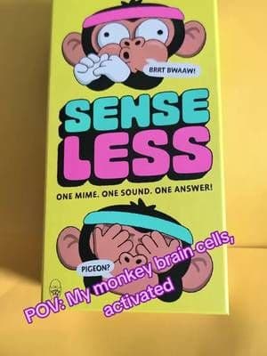The Ultimate Party Game You Need for Game Night! 🐒🎲 If you are looking for the perfect game, then I got you covered. Meet Sense Less, the hilarious party game where you act like a monkey and make ridiculous sound effects to help the guesser figure out the action before time runs out. Designed for 2 to 8+ players, it features fun roles like the Performer, Noisemaker, and Guesser with custom masks, prompt cards, and a timer. No matter your age, this game will have you in stitches of laughter, so grab yours below and you will not regret it! @Lucky Egg #ttsspotlight #games #gamenight #tiktokshop #fyp