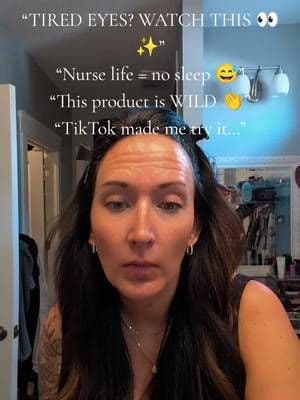 If long shifts, busy mornings, late nights, or life in general has your under eyes looking exhausted… this is worth tryi