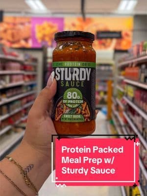 Protein packed meal prep with @sturdysauce 🍝 Find it at: @target #partnership #proteinpasta #abqhummingbirds #mealprep #albuquerque