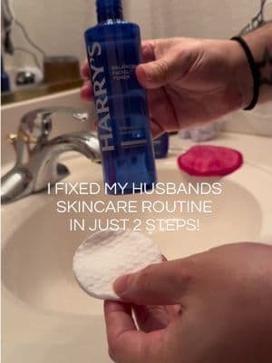 I finally simplified my husband’s skincare routine and now he actually uses it. This @Harry's cleanser and toner duo is gentle, hydrating, and perfect for morning or night. Simple skincare for men that actually works! #mensskincare #skincare #harrys #skincareroutine #tiktokshopfinds