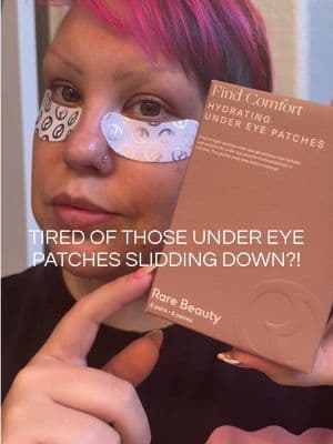 Tired of under-eye patches that constantly slip and slide? The @Rare Beauty Find Comfort Under Eye Patch Kit features cooling hydrogel patches infused with caffeine and hydrating botanical ingredients to help refresh, smooth, and prep the under-eye area before makeup. Perfect for busy mornings, work days, and anyone wanting a quick self-care moment before getting glam. ✨💗 #RareBeauty #dealsforyoudays #tiktokshopcreatorpicks #tiktokshopbeauty #tiktokshopsparkcreator