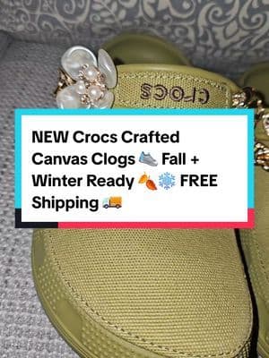 NEW Crocs Crafted Canvas Clogs 👟 Built for Fall + Winter 🍂❄️ All-day comfort, sleek style, and yes — FREE Shipping 🚚. Don’t miss this upgrade. … #fyp #abbydames #Crocs #CrocsStyle #CrocsOutfit #CrocsLove #CrocsTok #CrocsTrend #ComfyStyle #FallFashion #TikTokShopRestock #tiktokshopcreatorpicks #BahamianCreator #BahamianInfluencer #CaribbeanCreator #CaribbeanInfluencer #Austininfluencer #Austincreator #Texasinfluencer #Texascreator #UGC #TikTokpartner #blacktiktok #TikTokShopFallDealsForYou #AutumnLiving #TikTokShopBlackFriday #TikTokShopCyberMonday #SuperBrandClub #ViralOnTikTokShop #FentySuperBrandDay #susteassuperbrandday