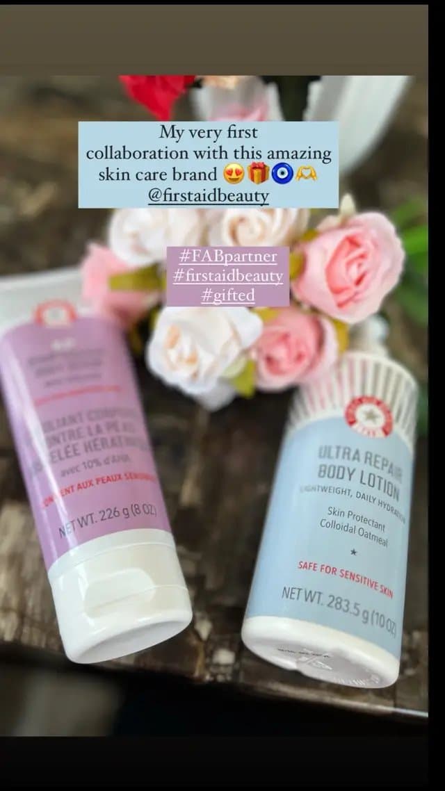 So grateful for these amazing opportunities coming in my way to work with these awesome brands🥹 @First Aid Beauty Sta