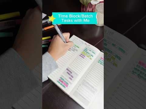 The planning routine that fixed my chaotic mornings #MorningRoutine #TimeBlocking