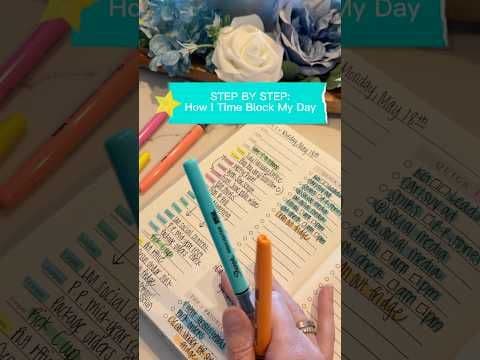 My Time Blocking System That Changed My Entire Week #batching #productivity #routine