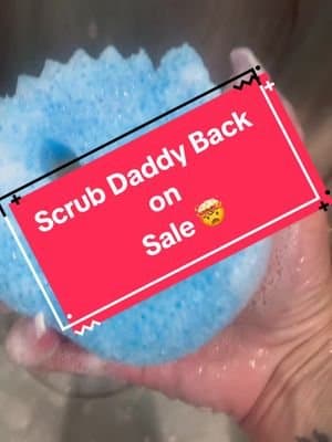 Scrub Daddy Back on Sale #scrubdaddy #scrubbing #cleantok #cleaning #cleaningtiktok #cleaninghacks #cleanwithme #tiktokmademebuyit