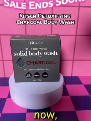 Cell and soon insane discounts on this detoxifying charcoal body wash from Kitsch ditched the plastic better for the environment and your health! Thank you @Kitsch #tiktokcreatorsearchinsights #tiktokshopnewyearnewme #tiktokcreatorpick #haircare #minimalist