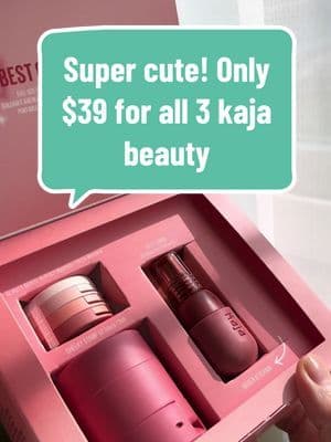 Super cute!! 🥰Shop the link in my Tiktok showcase or click the shopping cart down below. @Kaja Beauty #kajabeauty #beautyhaul #makeup #beautytok #TikTokShopBlackFriday #TikTokShopCyberMonday #TikTokShopHolidayDeals #foryou
