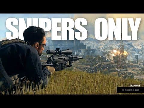 SNIPERS ONLY in WARZONE | Call of Duty Warzone India