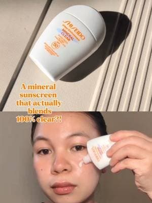 #gifted by Shiseido A mineral SPF 50 that actually blends 100% clear? Yes, please ☀️ Testing out the Shiseido Urban Environment Mineral Clear Sunscreen SPF 50—it’s super lightweight, invisible once blended, and gentle enough for sensitive skin! @SHISEIDO #shiseidosuncare #giftedbyshiseido