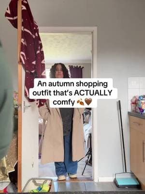 Comfy autumn outfit inspo for my plus-size besties 🍂🤎 Shopping, a little wander and definitely a coffee stop… this is the kind of outfit I love! A cosy Boohoo jumper, my Halara stretch wide-leg jeans, some of my favourite TikTok Shop trainers and a jacket pinched from my daughter’s wardrobe 😂 Add my usual jewellery and I’m ready. Warm, snug and comfortable. My favourite time of year for getting dressed! 🥰 Are you a jumper-and-jeans girl too? #PlusSizeStyle #autumnoutfit #comfyoutfit #ActiveInHalara #TikTokMadeMeBuyIt