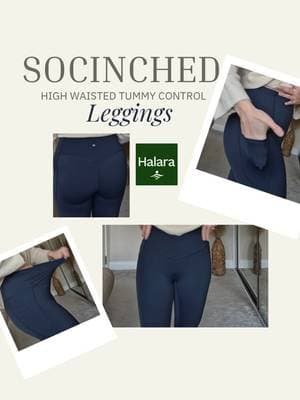 Halara SoCinched Leggings 🫶 I have these in EVERY colour and I'm wearing these @Halara UK Shop SoCinched High Waisted tummy control leggings on repeat! I wear a size medium full length. @halara_official #halaraskirts #halaratiktokshop #ActiveinHalara #TikTokShopNewArrivals #GetLifted