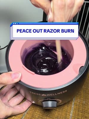 Say bye bye to razor burn with this at home waxing kit from @Tress Wellness! #ad #tresswellness #wax #waxing #athomewaxingkit