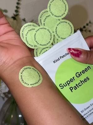 An easy addition to your daily wellness routine that fits effortlessly into your day🍀✨ #wellnesstok #TikTokMadeMeBuyIt #summersale #kindpatches #supergreenpatches