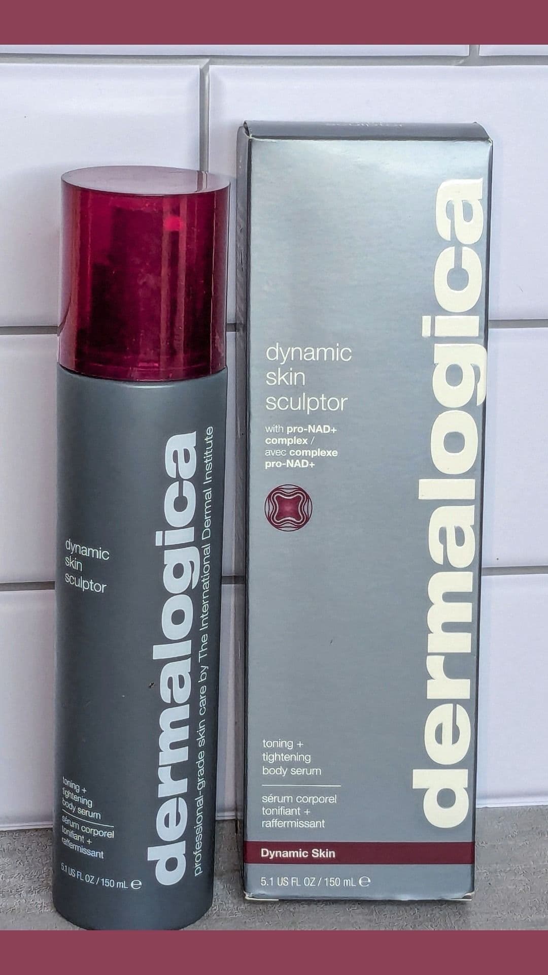 Gifted_by_Dermalogica 🖤 #advertising
New Dynamic Skin Sculptor Body Serum from Dermalogica.
It's made with Pro-NAD+ C