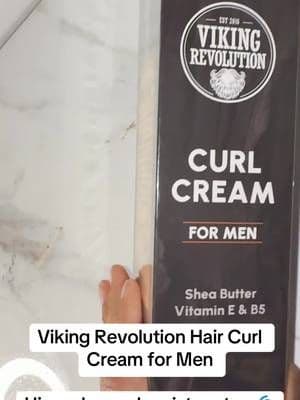 Viking Revolution Curl Cream is made for men who want to style and define their curls while keeping the routine simple. 🧔🏽♂️🤎 Work it through, style and go. #VikingRevolution #CurlCream #MensHairCare #CurlyHairMen #TikTokShop
