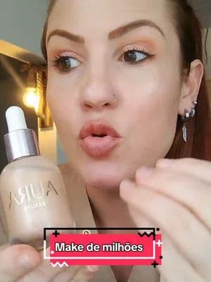 Acabamento de milhões na sua make, é com o Primer acetinado AURA BEAUTY! SIMPLESMENTE O MELHOR ❤️. #make #maquiagem #tiktokshop #primerfacial #achados