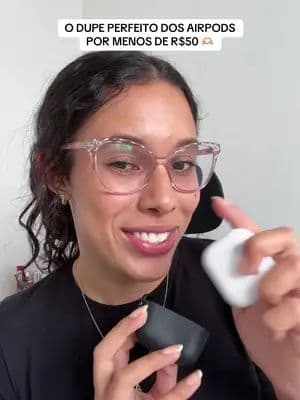 o fone bluetooth baratinho que substitui facilmente o da apple 🤌🏼 #fonedeouvido #review #tiktokshopblackfriday #airpods #ugccreator