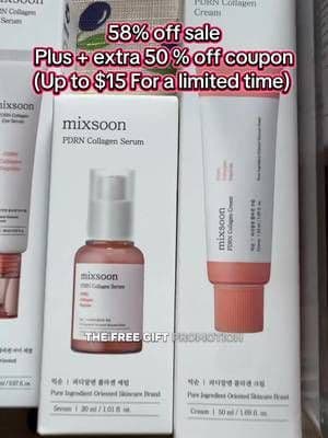 The free gift promotion ended :( but there’s a coupon! Get it! ) #mixsoon @mixsoon global @mixsoon #kbeauty #koreanskincare #bundles #tiktokshopaprilrestock