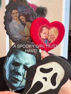 Spooky beauty finds you didn’t know you needed. These @Glamlite horror mirrors are perfect for makeup lovers who love Halloween, horror movies, and unique beauty accessories. Lightweight, clear, and collectible designs inspired by iconic horror characters, these mirrors are the perfect addition to your makeup routine, vanity setup, or spooky aesthetic! #spookyfinds #horroraesthetic #makeupaccessories #tiktokshopsparkcreator #greenish