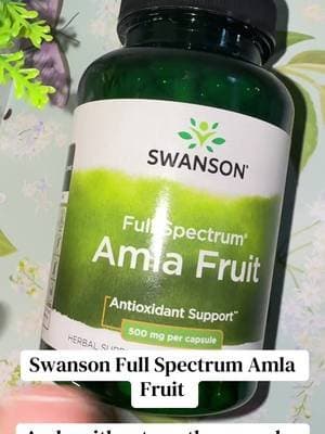 Swanson Full Spectrum Amla Fruit puts amla into convenient vegan capsules, making it easy to add to your supplement lineup without mixing or measuring anything. 🙌🏽 #Swanson #AmlaFruit #Amla #DailyWellness #TikTokShop