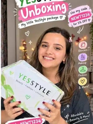 Little unboxing treat from @YesStyle @YesStyleInfluencers 🤍🫧 Unboxing my YesStyle package 📦✨ Can’t wait to show you w