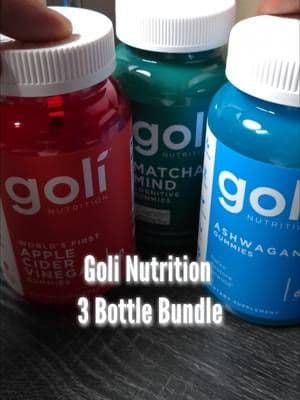 Goli 3 bottle bundle #creatorsearchinsights #tiktokshopjumpstartsale #tiktokshopsparkcreator #weeklydeals #springbreak