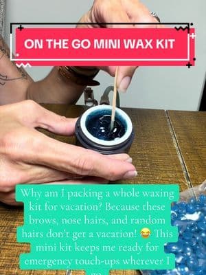 Check out this mini on the go wax kit from @Tress Wellness! #ad #tresswellness #miniwaxingkit #waxing #wax