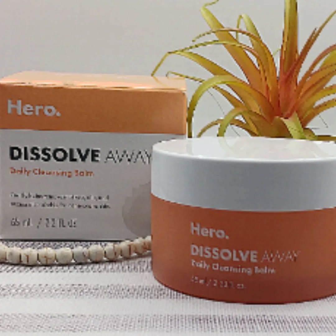 I've been using Hero Dissolve cleansing balm for few weeks and I am loving it. The jar comes with a little spoon inside