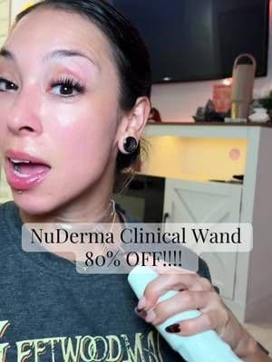 If you're dealing with acne, fine lines, or dark spots, this Nuderma Clinical Wand is the real deal. It's a high-frequency device that works to target all of that and helps your skincare products actually absorb. It's 80% off right now, but the deal isn't going to last. #Nuderma #NudermaWand #HighFrequency #skincare #tiktokshopcreatorpicks #ttsbeautybesties