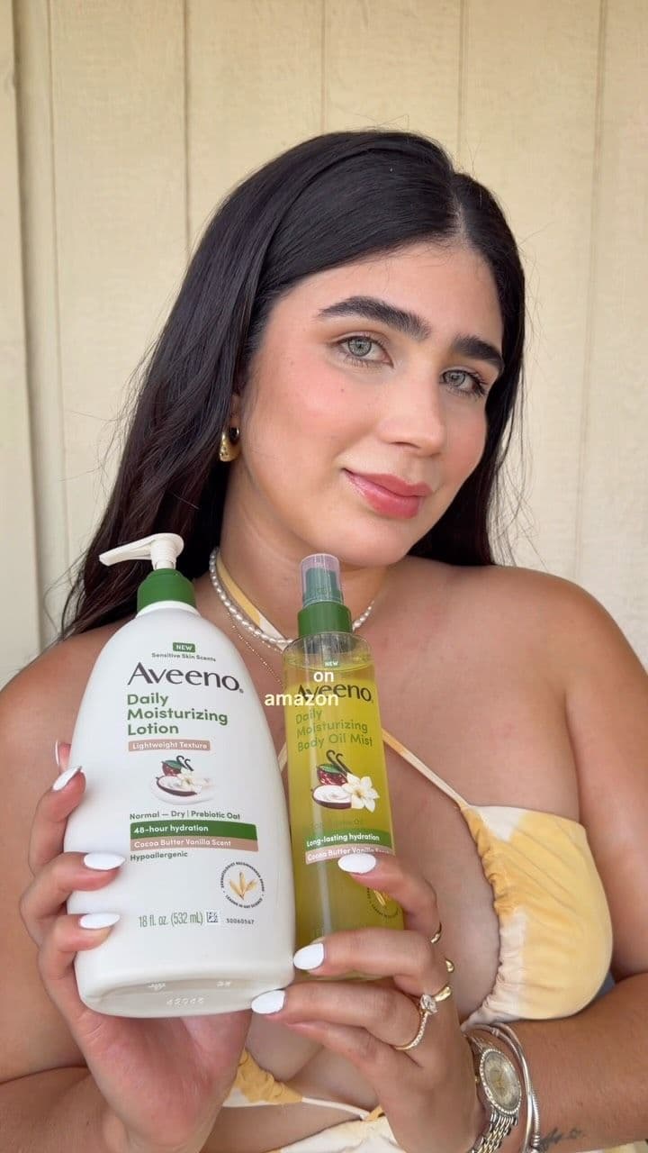 #AD I’ve been loving the new Aveeno® Cocoa Butter Vanilla collection! ✨
The Daily Moisturizing Lotion and Daily Moistu