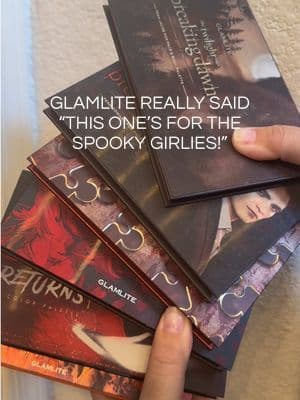 Horror makeup lovers, this one's for you! 🎃 @Glamlite horror palettes inspired by iconic scary movies and spooky classics. Perfect for Halloween makeup, alternative beauty lovers, spooky girl aesthetics, collectors, and anyone who loves bold eyeshadow palettes. These are giving horror fan dream collection vibes. #glamlite #dealsforyoudays #tiktokshopcreatorpicks #summerwins #dfyd